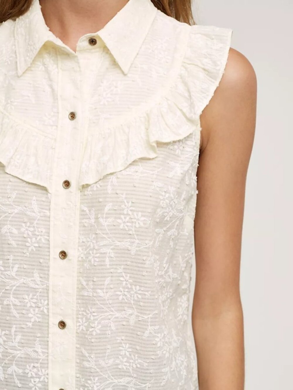 NWT Anthropologie Windflower Blouse Size - Picture 2 of 4
